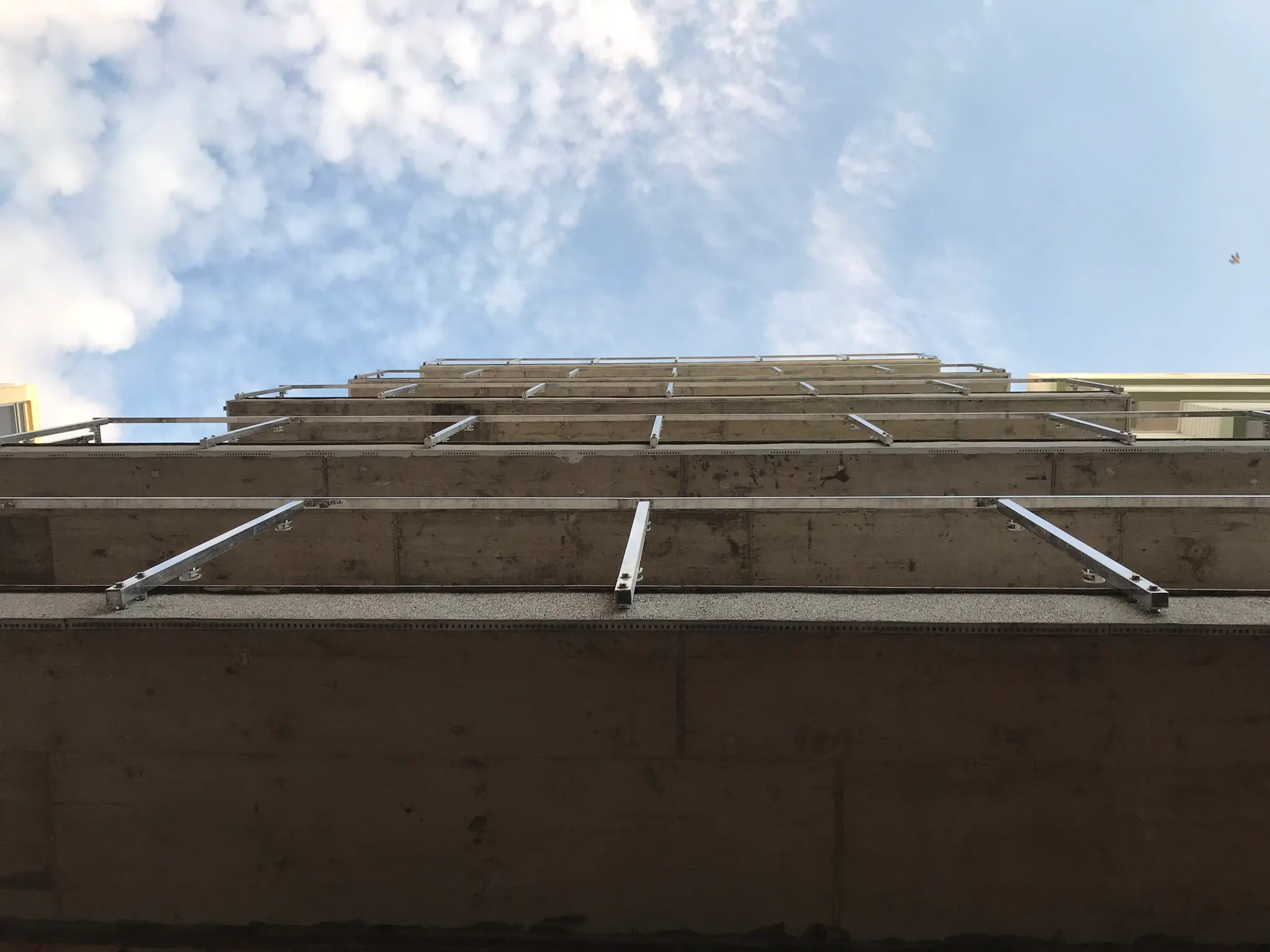 Fachada principal de la Casa Torre en el centro de Cádiz