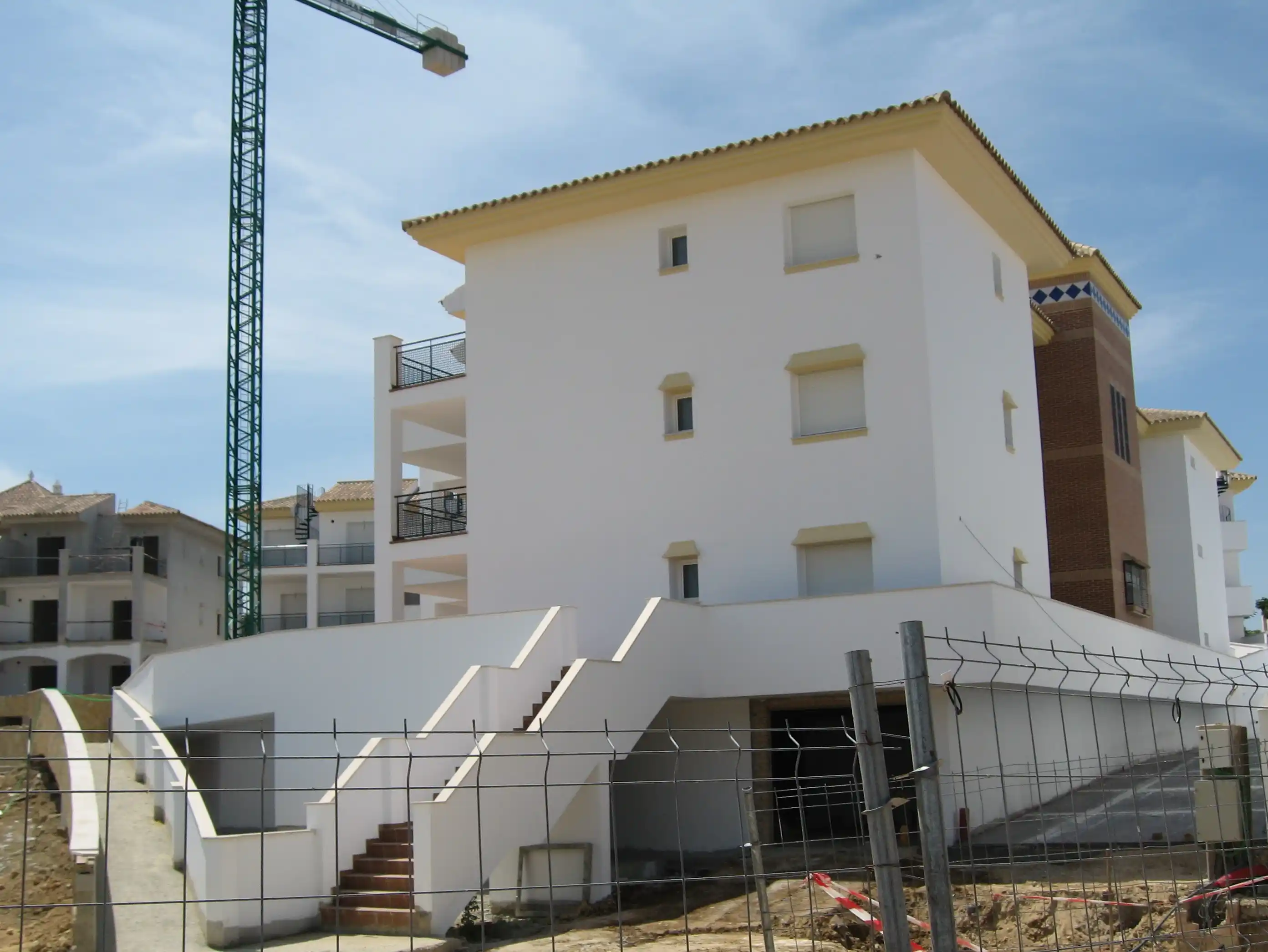 Fachada principal de la Casa Villa de Parada en Cádiz